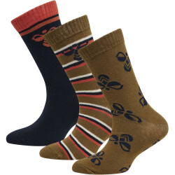 3er Pack hummel hmlALFIE Socken Kinder capulet olive 24-27