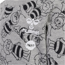hummel hmlMAYA AOP Baby-Trainingsanzug grey melange 68