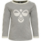 hummel hmlFLIPPER langarm Baby-Shirt grey melange 56