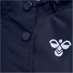 hummel hmlREVA Mini wasserdichter Baby-Regenanzug black iris 80