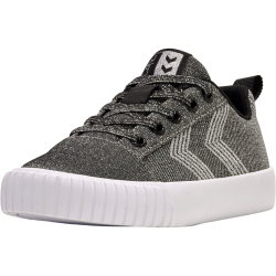 hummel Base Court Point Glitter Sneaker M&auml;dchen black 26