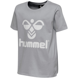 hummel hmlTRES T-Shirt Kinder grey melange 116