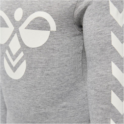 hummel hmlFLIPPER langarm Baby-Body grey melange 56