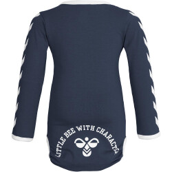 hummel hmlFLIPPER langarm Baby-Body blue nights 56