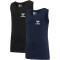 2er Pack hummel hmlNOLAN Tanktop Jungen black iris 110/116