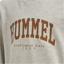 hummel hmlFAST Sweatshirt Kinder light grey melange 122