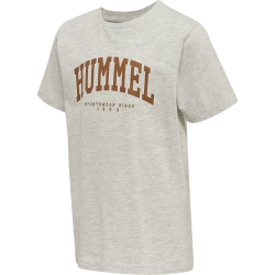 2er Pack hummel hmlFAST T-Shirt Kinder kalamata/light grey melange 104