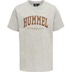 2er Pack hummel hmlFAST T-Shirt Kinder kalamata/light grey melange 104