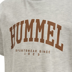 2er Pack hummel hmlFAST T-Shirt Kinder kalamata/light grey melange 104