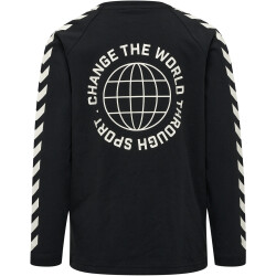 hummel hmlGLOBAL Langarmshirt Kinder black 104