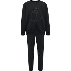 hummel hmlGLOBAL Jogginganzug Kinder black 140