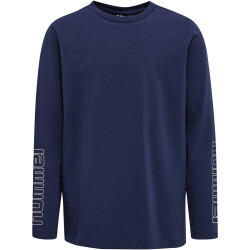 hummel hmlCLOUD Langarmshirt Kinder black iris 104