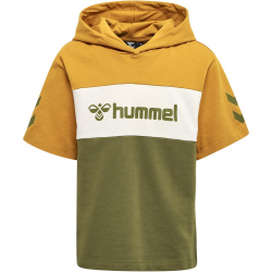 hummel hmlCLOUD kurzarm Hoodie Jungen olive branch 104