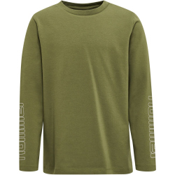 hummel hmlCLOUD Langarmshirt Kinder olive branch 152