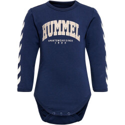 hummel hmlFAST Flipper langarm Baby-Body black iris 62