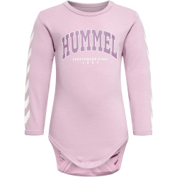 hummel hmlFAST Flipper langarm Baby-Body mauve shadow 62