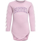 hummel hmlFAST Flipper langarm Baby-Body mauve shadow 62