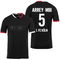 uhlsport 1. FC K&ouml;ln Ausweichtrikot mit Spielerdruck 2021/22 schwarz ARREY-MBI 5 L