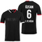 uhlsport 1. FC K&ouml;ln Ausweichtrikot mit Spielerdruck 2021/22 schwarz &Ouml;ZCAN 6 L