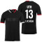 uhlsport 1. FC Köln Ausweichtrikot mit Spielerdruck 2021/22 schwarz UTH 13 XXL