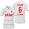 uhlsport 1. FC K&ouml;ln Heimtrikot mit Spielerdruck 2021/22 wei&szlig; &Ouml;ZCAN 6 5XL