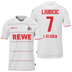 uhlsport 1. FC K&ouml;ln Heimtrikot mit Spielerdruck...