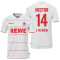 uhlsport 1. FC Köln Heimtrikot mit Spielerdruck 2021/22 weiß HECTOR 14 XXL