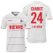 uhlsport 1. FC K&ouml;ln Heimtrikot mit Spielerdruck 2021/22 wei&szlig; CHABOT 24 5XL