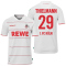 uhlsport 1. FC K&ouml;ln Heimtrikot mit Spielerdruck 2021/22 wei&szlig; THIELMANN 29 5XL