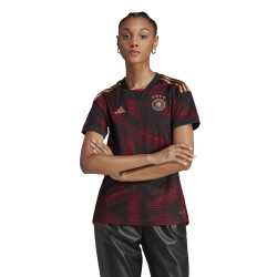 adidas DFB Deutschland Auswärtstrikot WM 2022 Damen black S