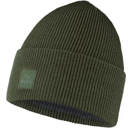 BUFF Crossknit Strickmütze solid camouflage