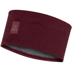 BUFF Crossknit Stirnband Damen solid mahogany