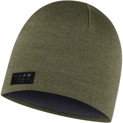 BUFF Fleece Strickmütze Solid solid camouflage