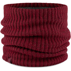 BUFF Knitted & Fleece Neckwarmer Janna vaed mahogany