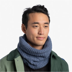 BUFF Knitted & Fleece Neckwarmer Janna vaed dusty blue
