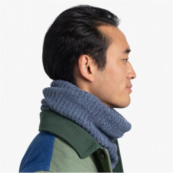 BUFF Knitted & Fleece Neckwarmer Janna vaed dusty blue