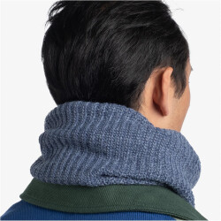BUFF Knitted & Fleece Neckwarmer Janna vaed dusty blue