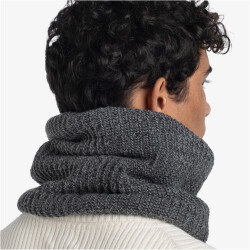 BUFF Knitted & Fleece Neckwarmer Janna vaed grey heather