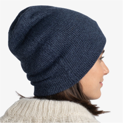 BUFF Strickm&uuml;tze Kort jarn denim