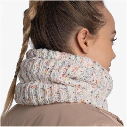 BUFF Knitted & Fleece Polar Neckwarmer kim white