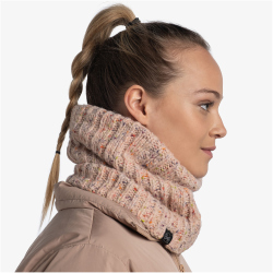 BUFF Knitted & Fleece Polar Neckwarmer kim pale pink