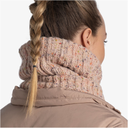 BUFF Knitted & Fleece Polar Neckwarmer kim pale pink