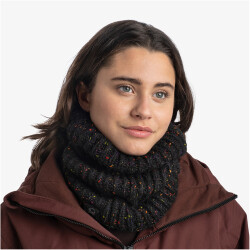 BUFF Knitted & Fleece Polar Neckwarmer kim black