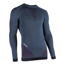 UYN Fusyon langarm Funktionsshirt Merinowolle Herren