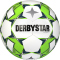 DERBYSTAR Brillant TT Trainingsfu&szlig;ball wei&szlig;/gr&uuml;n/grau 5