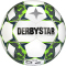 DERBYSTAR Brillant TT Trainingsfu&szlig;ball wei&szlig;/gr&uuml;n/grau 5
