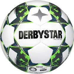 DERBYSTAR Brillant APS Spielball weiß/grün/grau 5