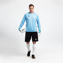 DERBYSTAR Contra langarm Torwarttrikot hellblau/schwarz S
