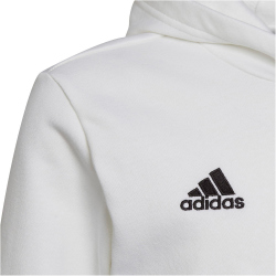 adidas Entrada 22 Hoodie Kinder white/black 116