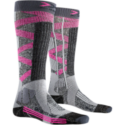 X-SOCKS Ski Silver 4.0 Skisocken Damen stone grey...